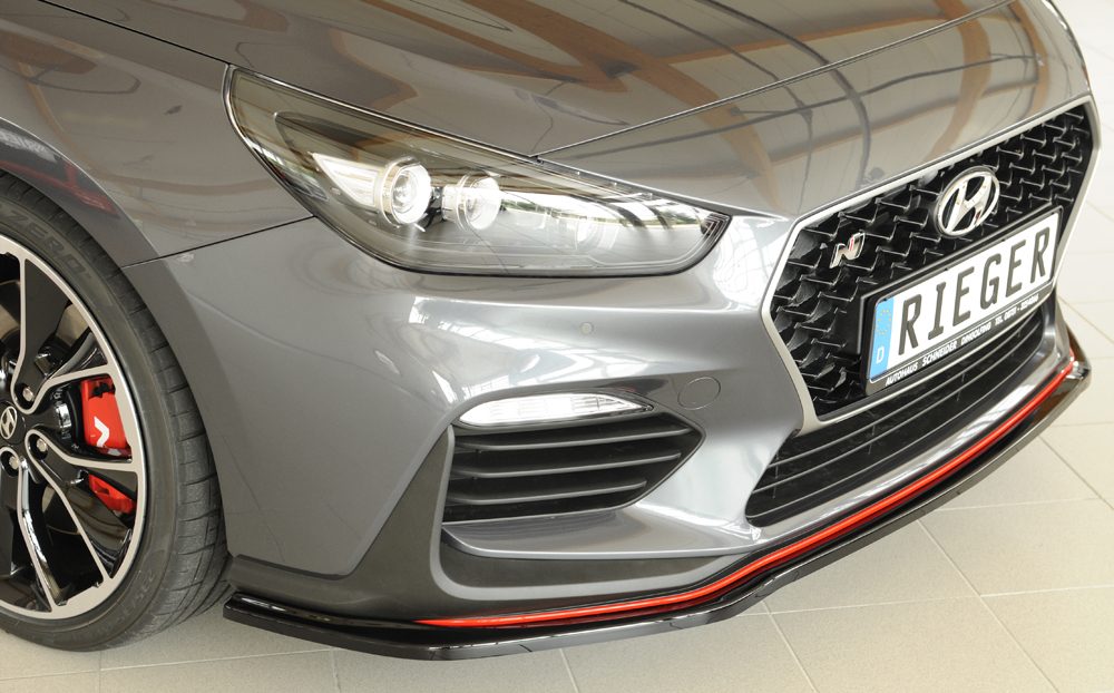 Splitter Rieger para Hyundai i30 N PDE (antes del facelift)