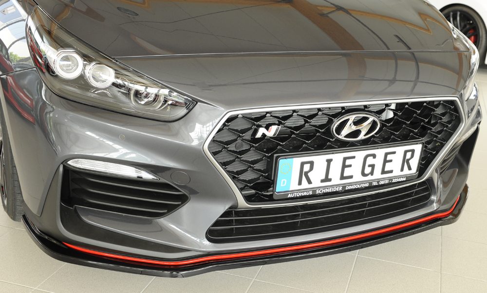 Splitter Rieger para Hyundai i30 N PDE (antes del facelift)