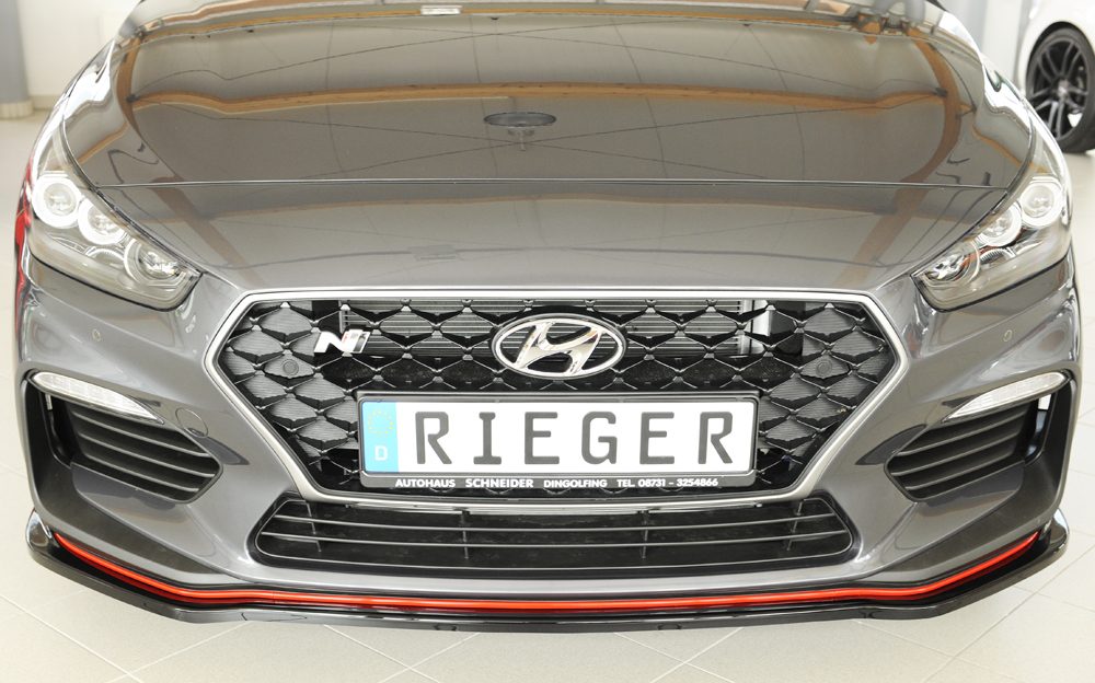Splitter Rieger para Hyundai i30 N PDE (antes del facelift)