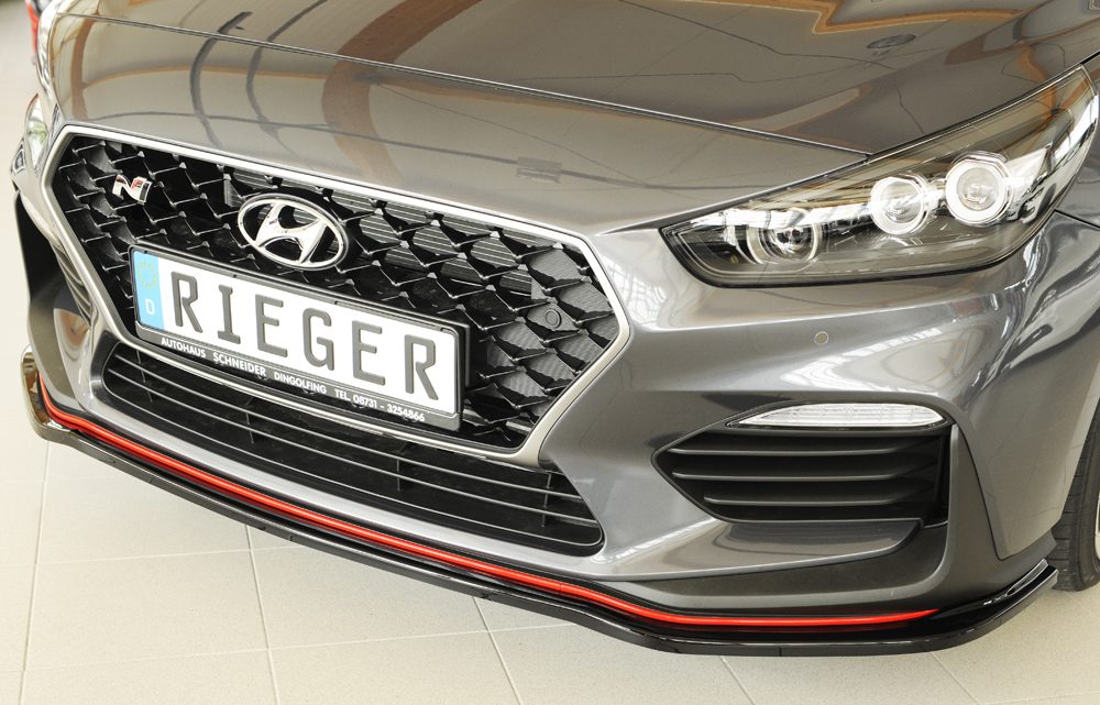 Splitter Rieger para Hyundai i30 N PDE (antes del facelift)