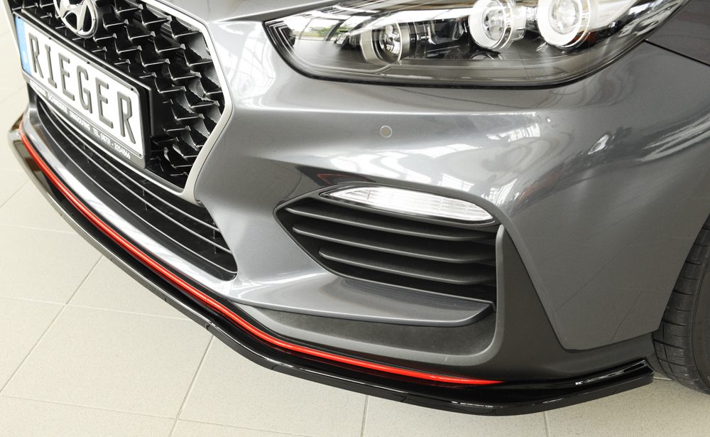 Splitter Rieger para Hyundai i30 N PDE (antes del facelift)