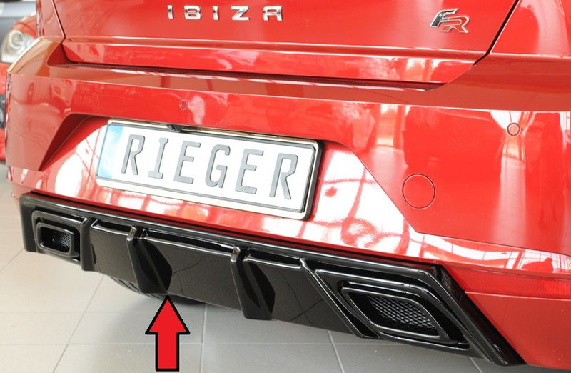 Difusor trasero Rieger para Seat Ibiza KJ – para el escape original
