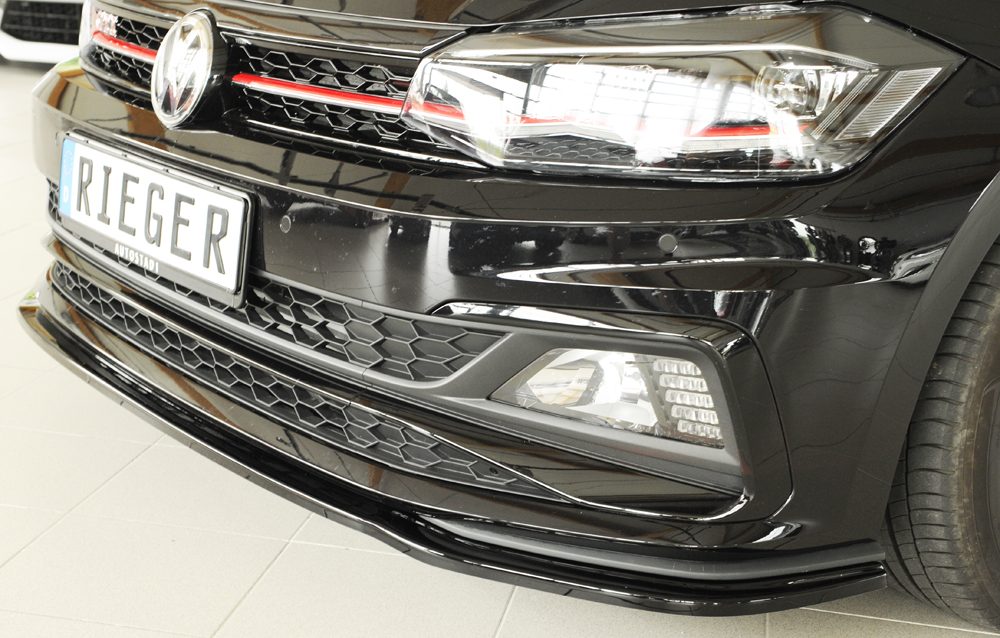 Splitter Rieger para Volkswagen Polo GTI/R-Line AW (antes del facelift)