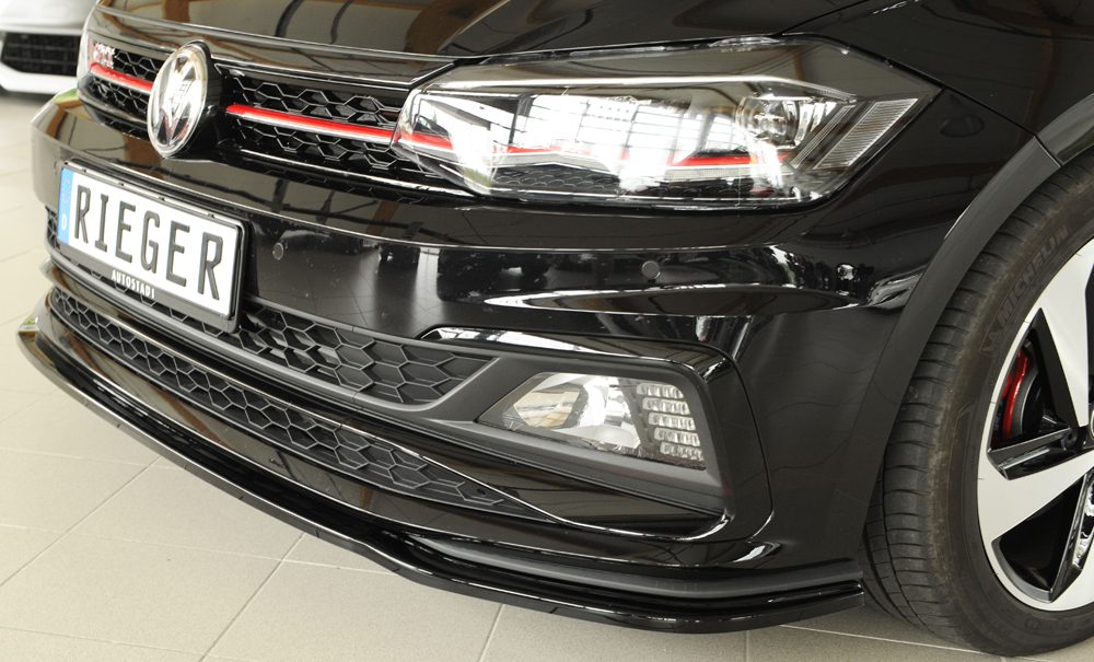 Splitter Rieger para Volkswagen Polo GTI/R-Line AW (antes del facelift)