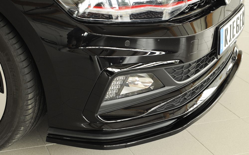 Splitter Rieger para Volkswagen Polo GTI/R-Line AW (antes del facelift)