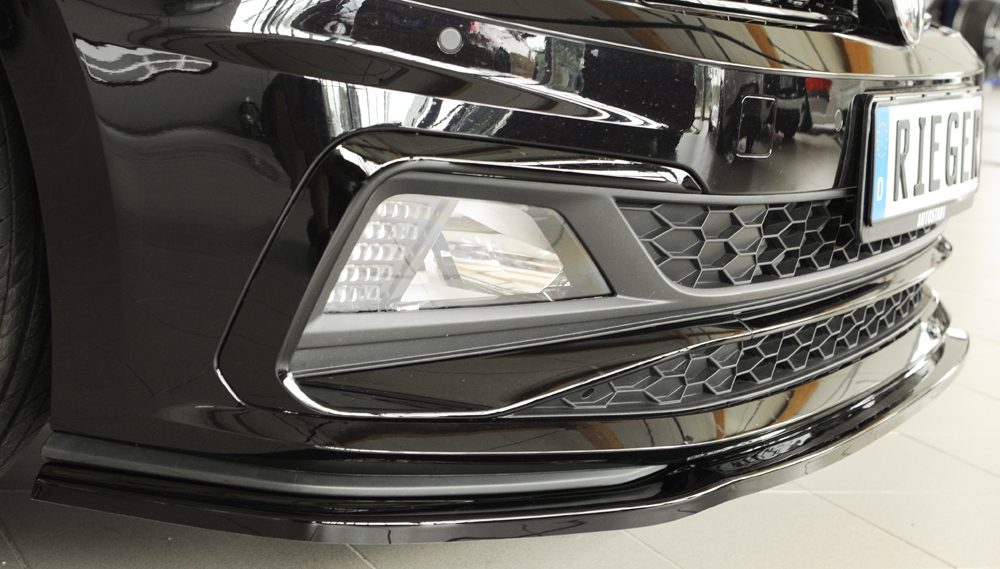 Splitter Rieger para Volkswagen Polo GTI/R-Line AW (antes del facelift)