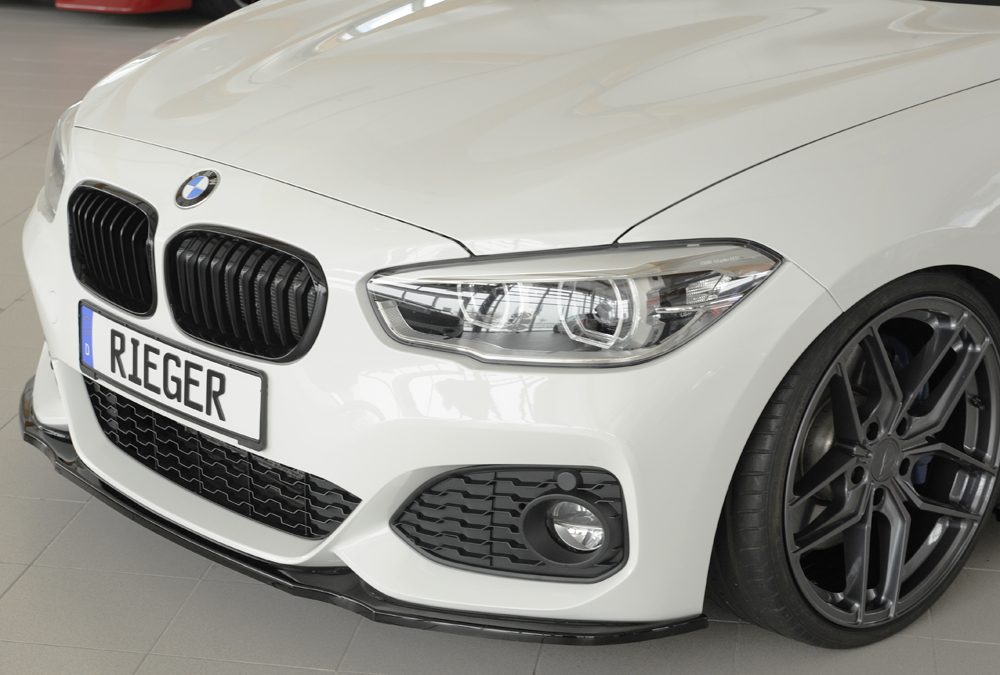 Splitter delantero Rieger para BMW Serie 1 F20/F21 (después del facelift)