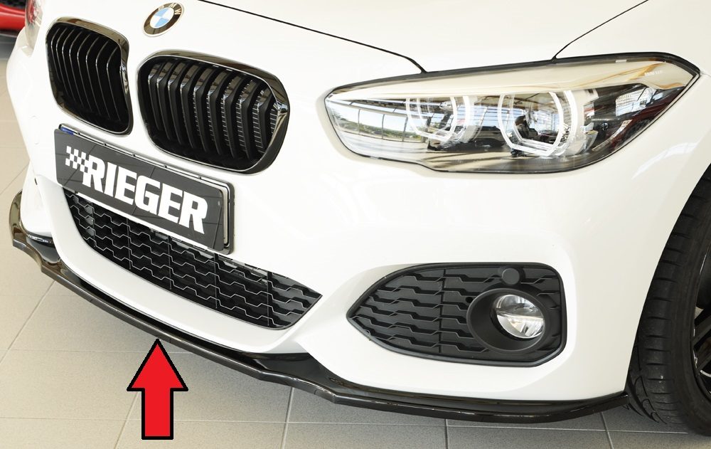 Splitter delantero Rieger para BMW Serie 1 F20/F21 (después del facelift)