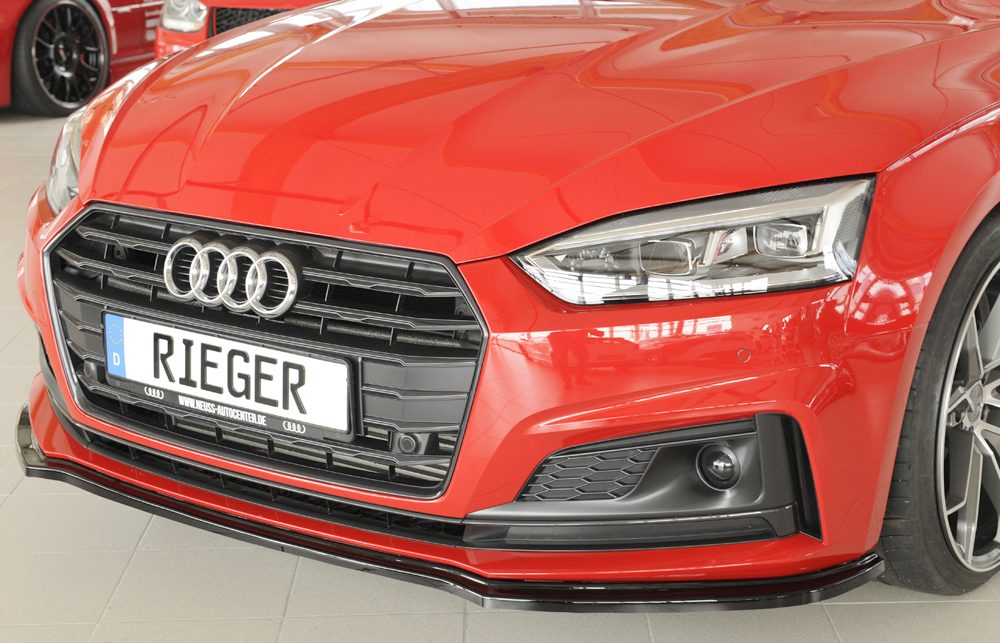 Splitter Rieger para Audi A5/S5 B9 (antes del facelift)