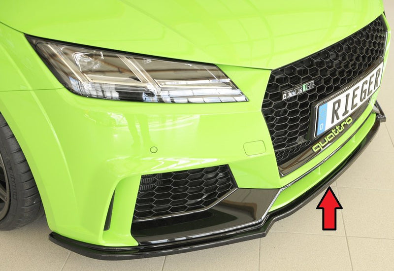 Splitter Rieger para Audi TT RS FV (antes del facelift)