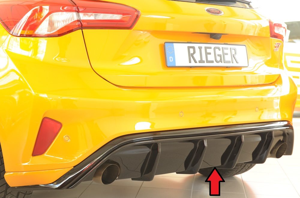 Difusor trasero Rieger para Ford Focus Mk4 ST – hatchback