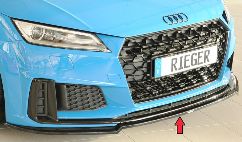 Splitter Rieger para Audi TT/TTS FV (después del facelift)