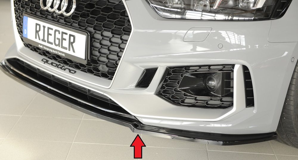 Splitter Rieger para Audi RS5 B9 (antes del facelift)