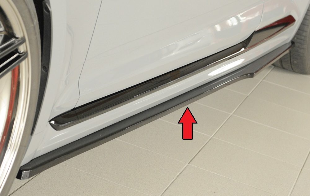Extensión de talonera Rieger para Audi RS5 B9 (antes del facelift)