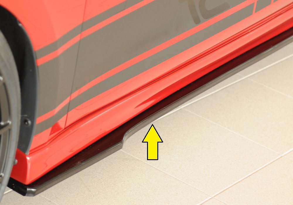 Extensión de talonera Rieger para Seat Leon KL