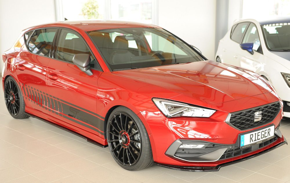 Extensión de talonera Rieger para Seat Leon KL