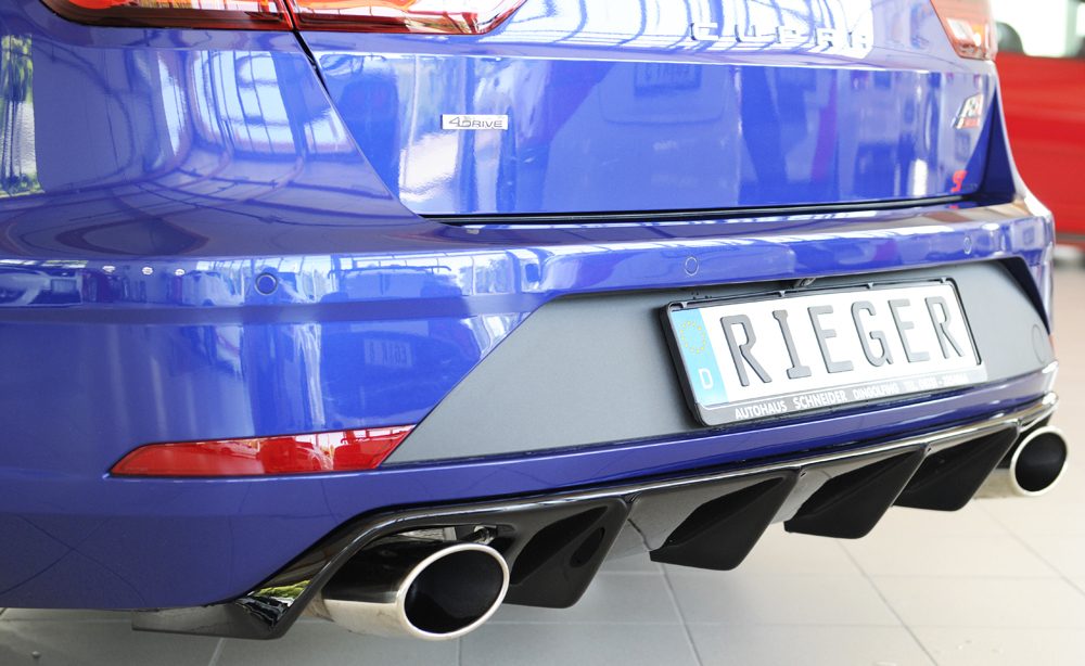 Difusor trasero Rieger para Seat Leon Cupra 5F (después del facelift) – ST familiar