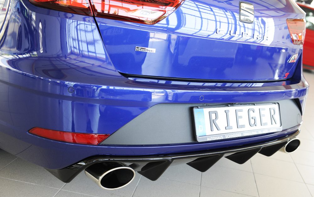 Difusor trasero Rieger para Seat Leon Cupra 5F (después del facelift) – ST familiar