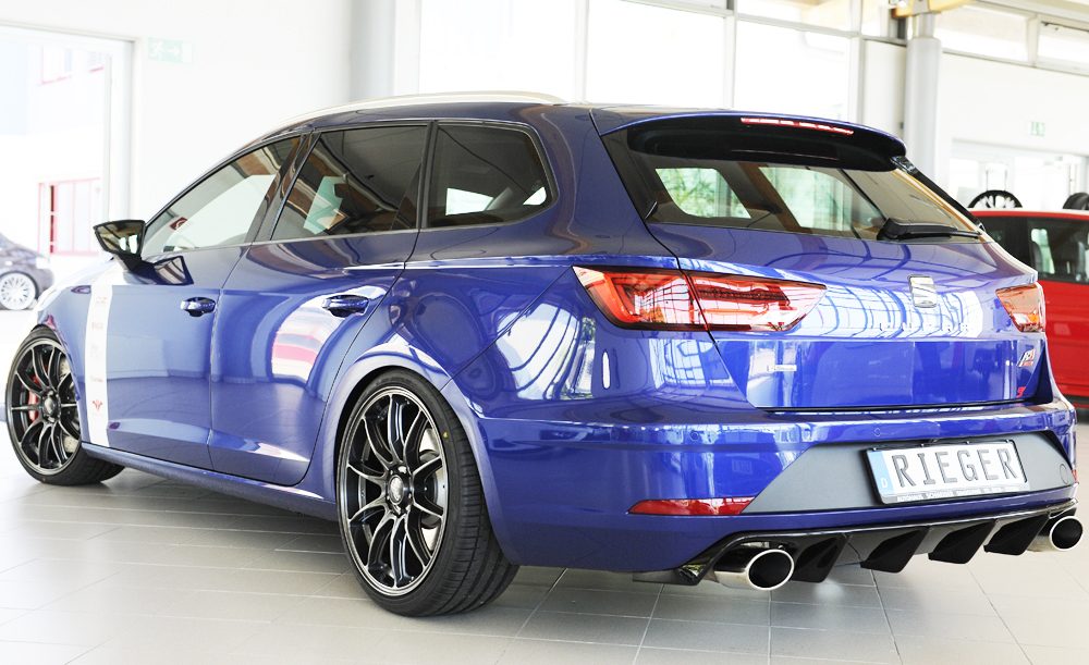 Difusor trasero Rieger para Seat Leon Cupra 5F (después del facelift) – ST familiar