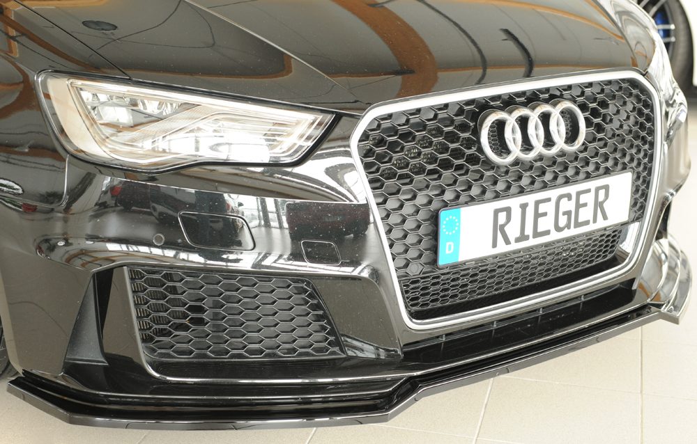 Splitter Rieger para Audi RS3 8V (antes del facelift)