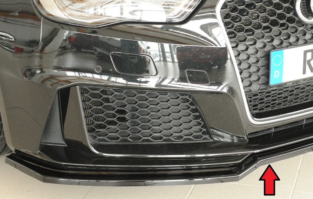 Splitter Rieger para Audi RS3 8V (antes del facelift)