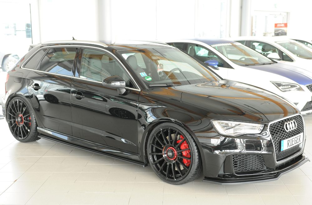 Splitter Rieger para Audi RS3 8V (antes del facelift)