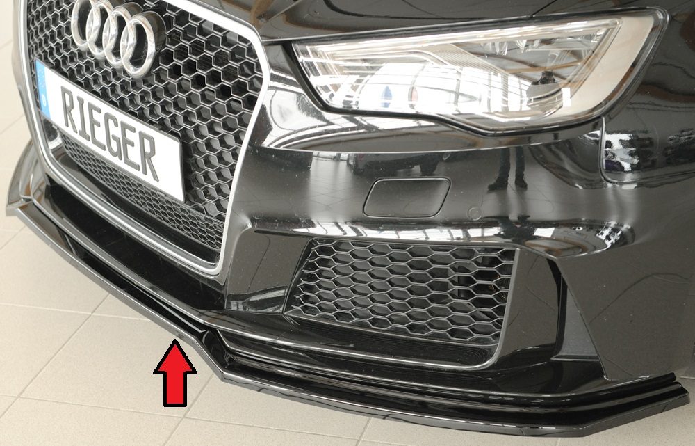 Splitter Rieger para Audi RS3 8V (antes del facelift)