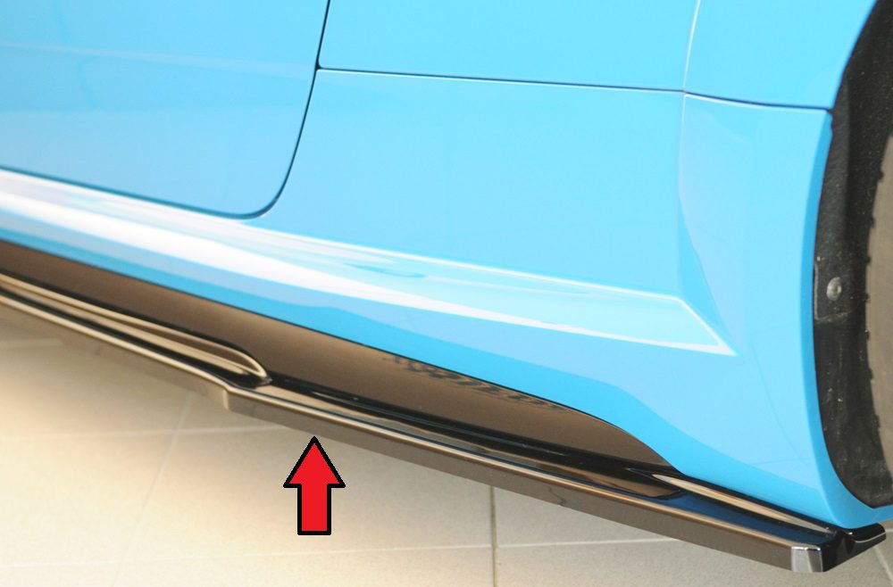 Extensión de talonera Rieger para Audi TT/TTS/TT RS FV (después del facelift) (ref. 00055186)