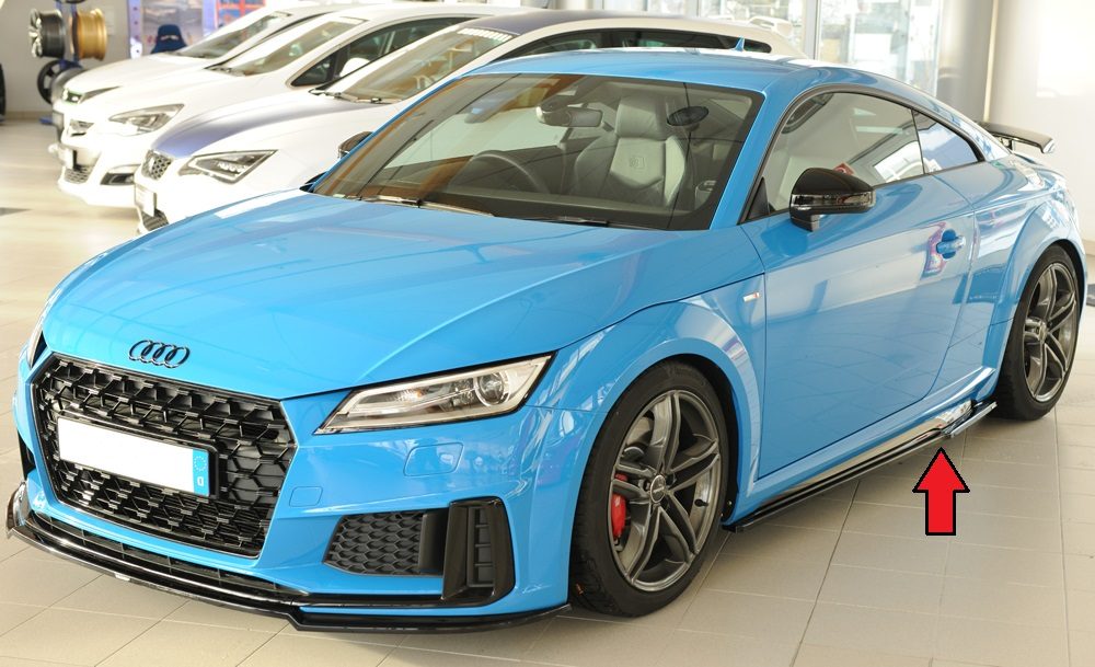 Extensión de talonera Rieger para Audi TT/TTS/TT RS FV (después del facelift) (ref. 00055186)