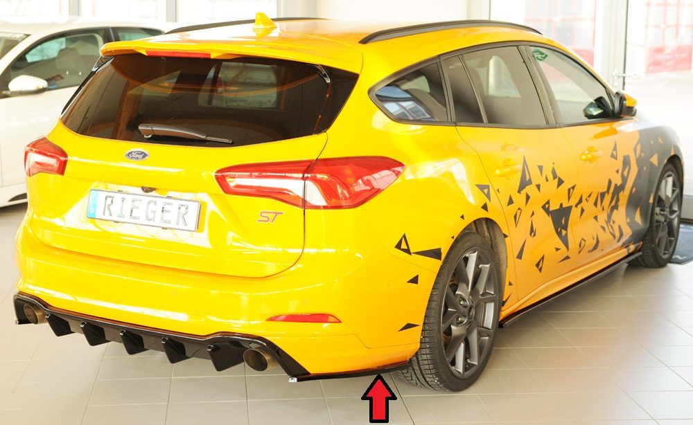 Splitter lateral trasero Rieger para Ford Focus Mk4