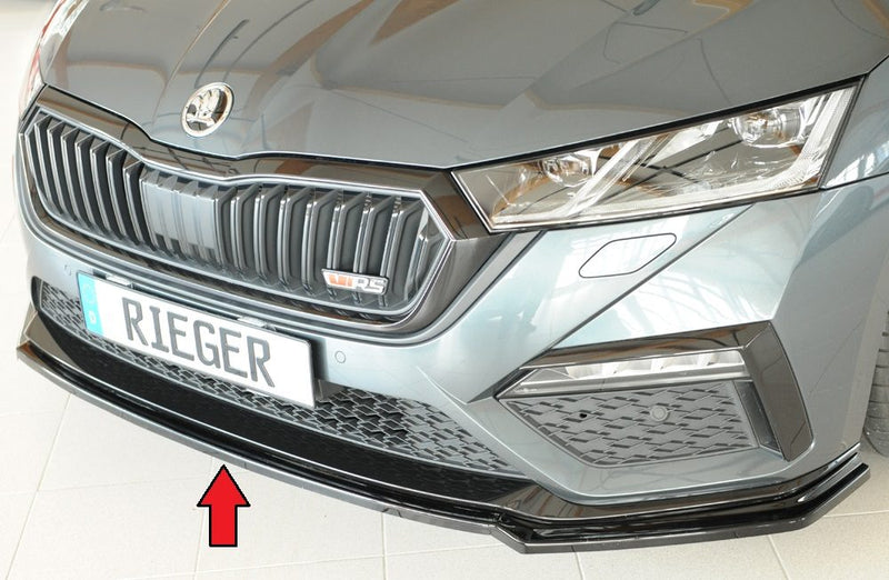 Splitter delantero Rieger para Skoda Octavia RS NX (antes del facelift)