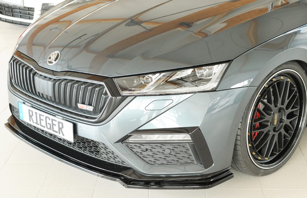 Splitter delantero Rieger para Skoda Octavia RS NX (antes del facelift)