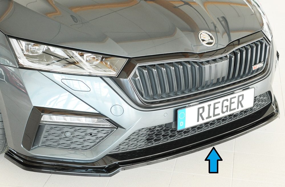 Splitter delantero Rieger para Skoda Octavia RS NX (antes del facelift)