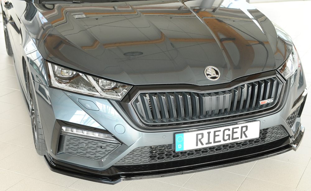 Splitter delantero Rieger para Skoda Octavia RS NX (antes del facelift)