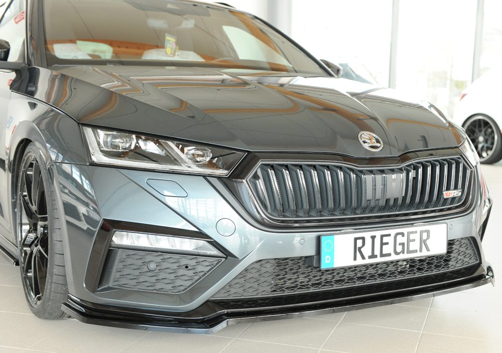 Splitter delantero Rieger para Skoda Octavia RS NX (antes del facelift)
