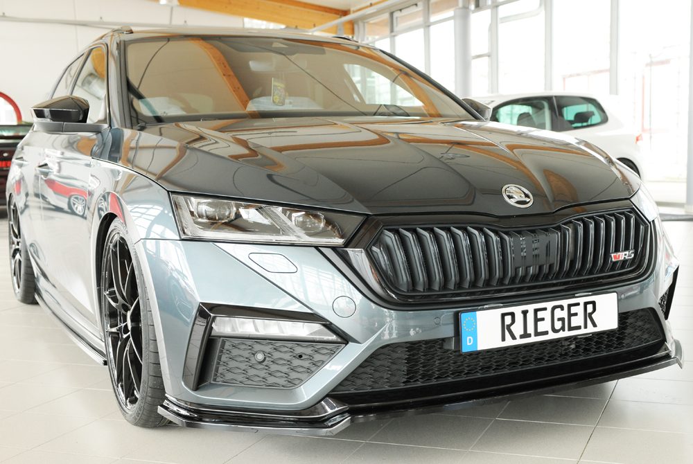 Splitter delantero Rieger para Skoda Octavia RS NX (antes del facelift)