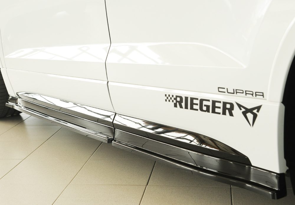 Extensión de talonera (3 piezas) Rieger para Cupra Ateca 5FP y Seat Ateca 5FP