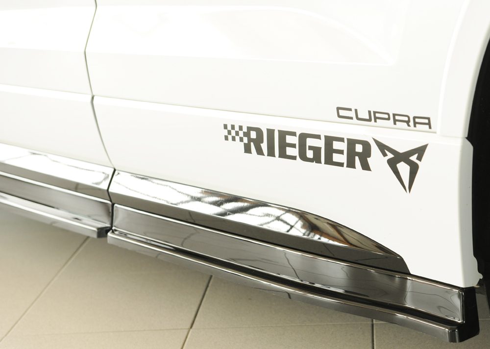 Extensión de talonera (3 piezas) Rieger para Cupra Ateca 5FP y Seat Ateca 5FP