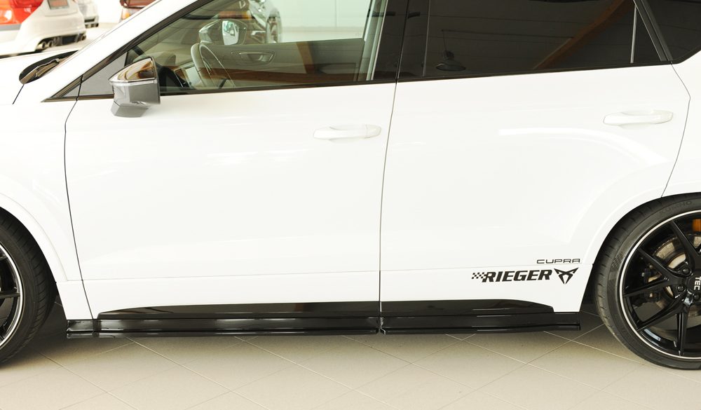 Extensión de talonera (3 piezas) Rieger para Cupra Ateca 5FP y Seat Ateca 5FP