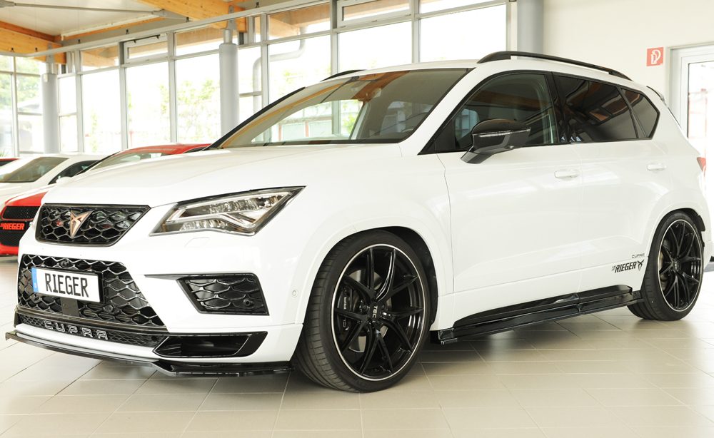 Extensión de talonera (3 piezas) Rieger para Cupra Ateca 5FP y Seat Ateca 5FP