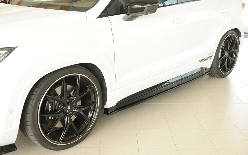 Extensión de talonera (3 piezas) Rieger para Cupra Ateca 5FP y Seat Ateca 5FP