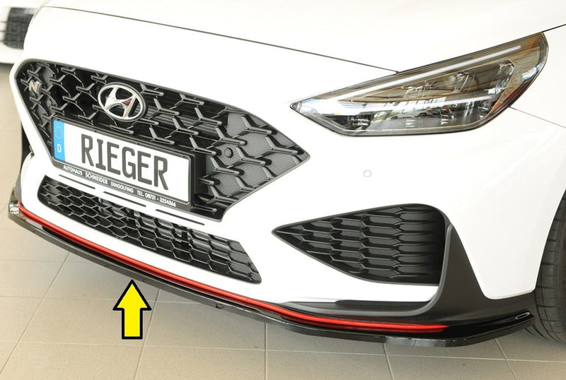 Splitter Rieger para Hyundai i30 N PDE (después del facelift)