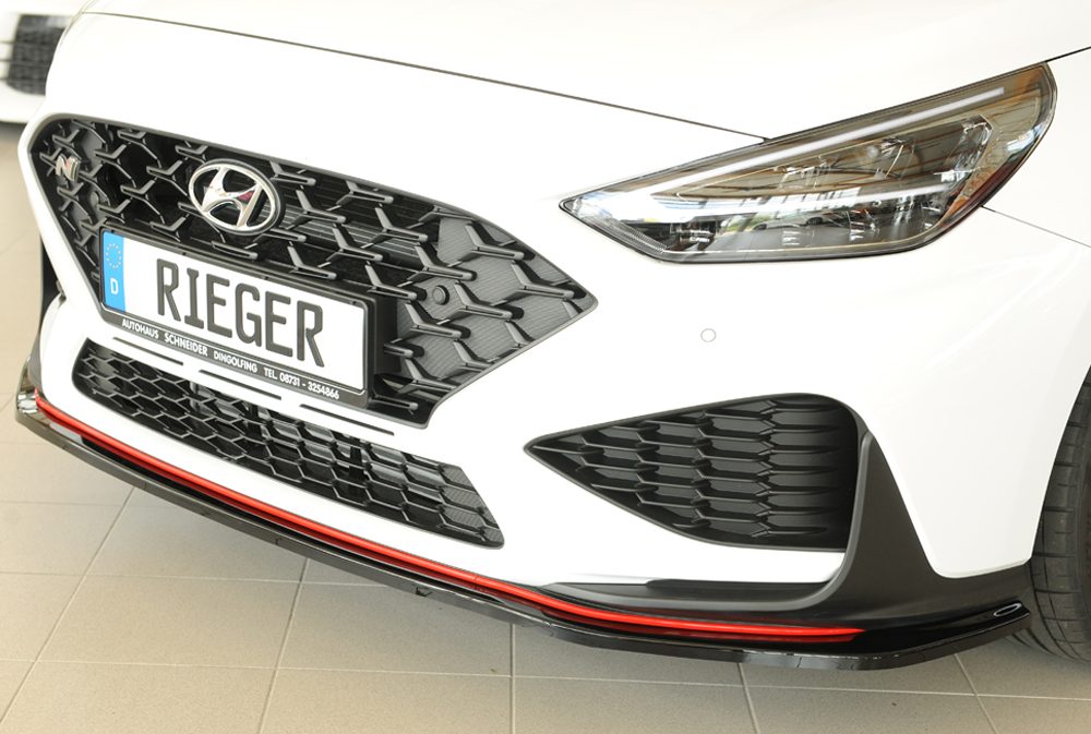 Splitter Rieger para Hyundai i30 N PDE (después del facelift)