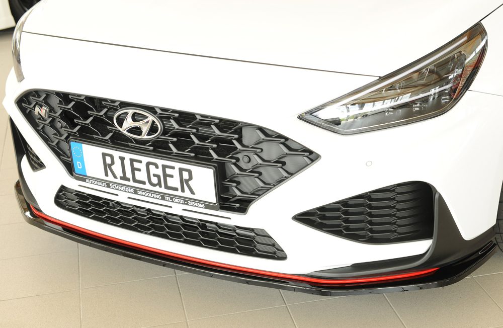 Splitter Rieger para Hyundai i30 N PDE (después del facelift)