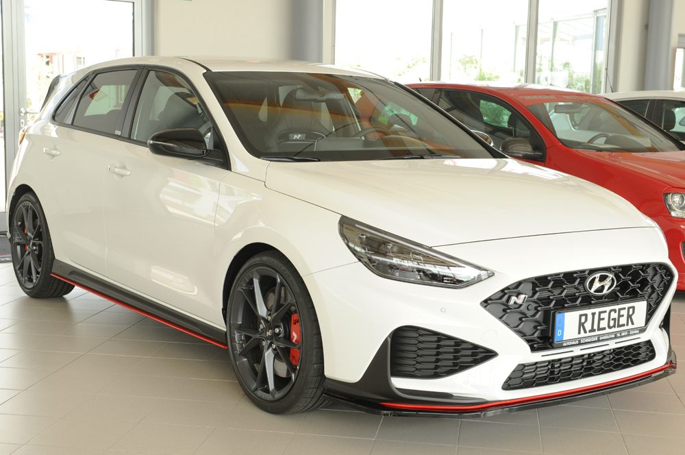 Splitter Rieger para Hyundai i30 N PDE (después del facelift)