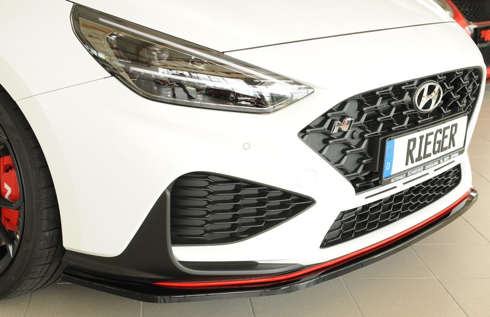 Splitter Rieger para Hyundai i30 N PDE (después del facelift)