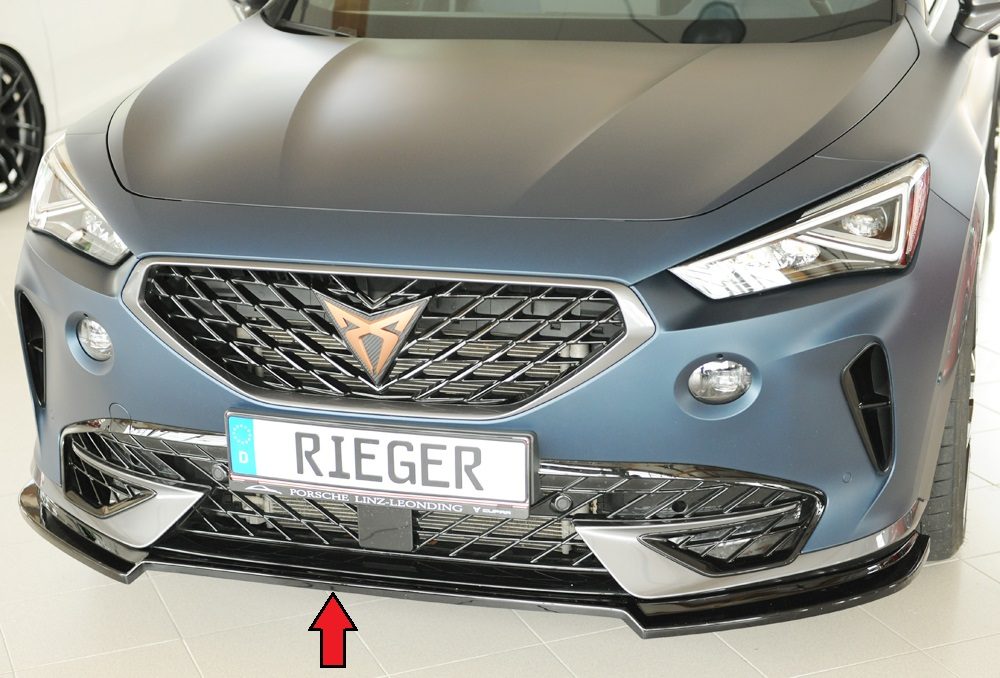 Splitter delantero Rieger para Cupra Formentor KM (antes del facelift)