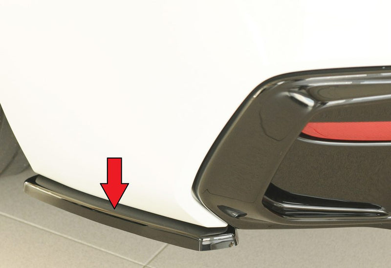 Splitter lateral trasero Rieger para BMW Serie 1 F20/F21 (después del facelift)