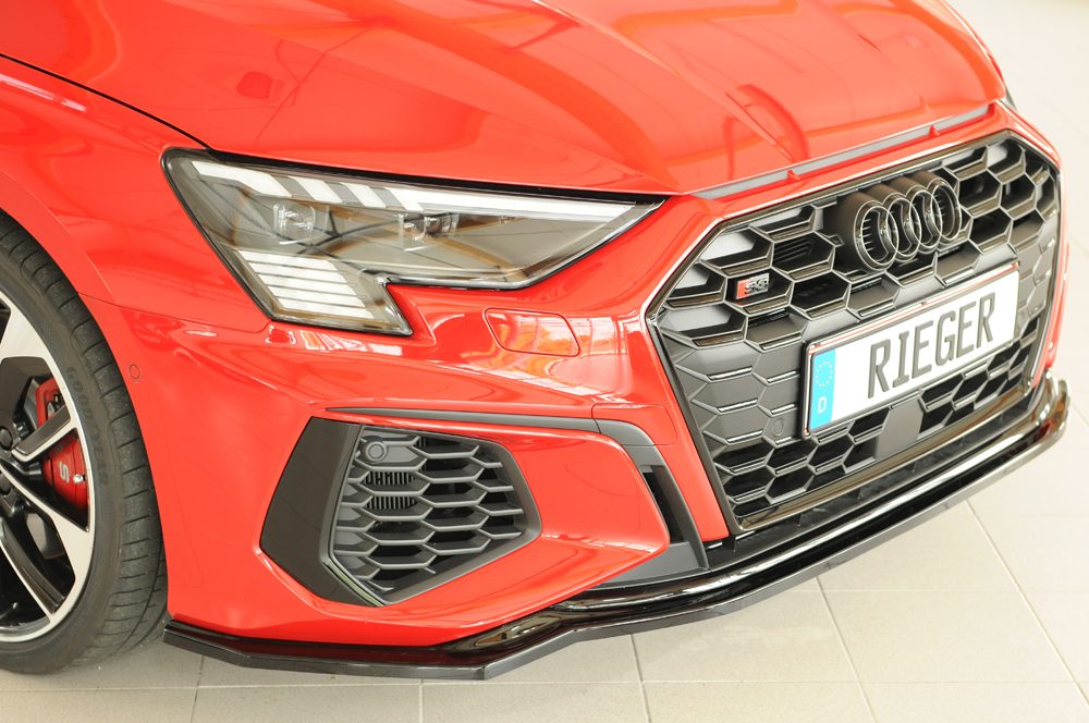 Splitter Rieger para Audi A3/S3 8Y (antes del facelift)