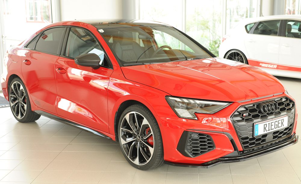 Splitter Rieger para Audi A3/S3 8Y (antes del facelift)